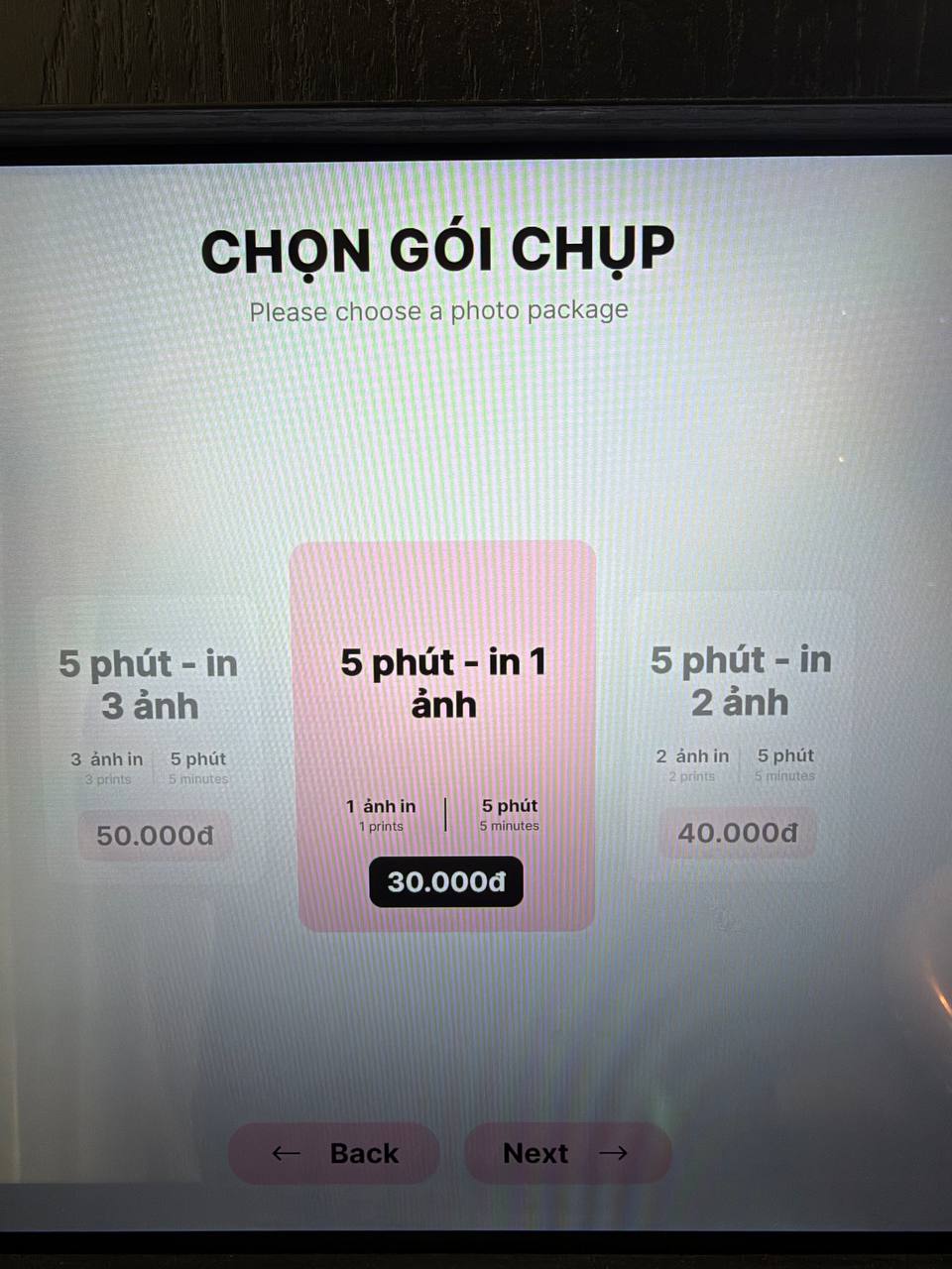 Bảng giá riêng room4