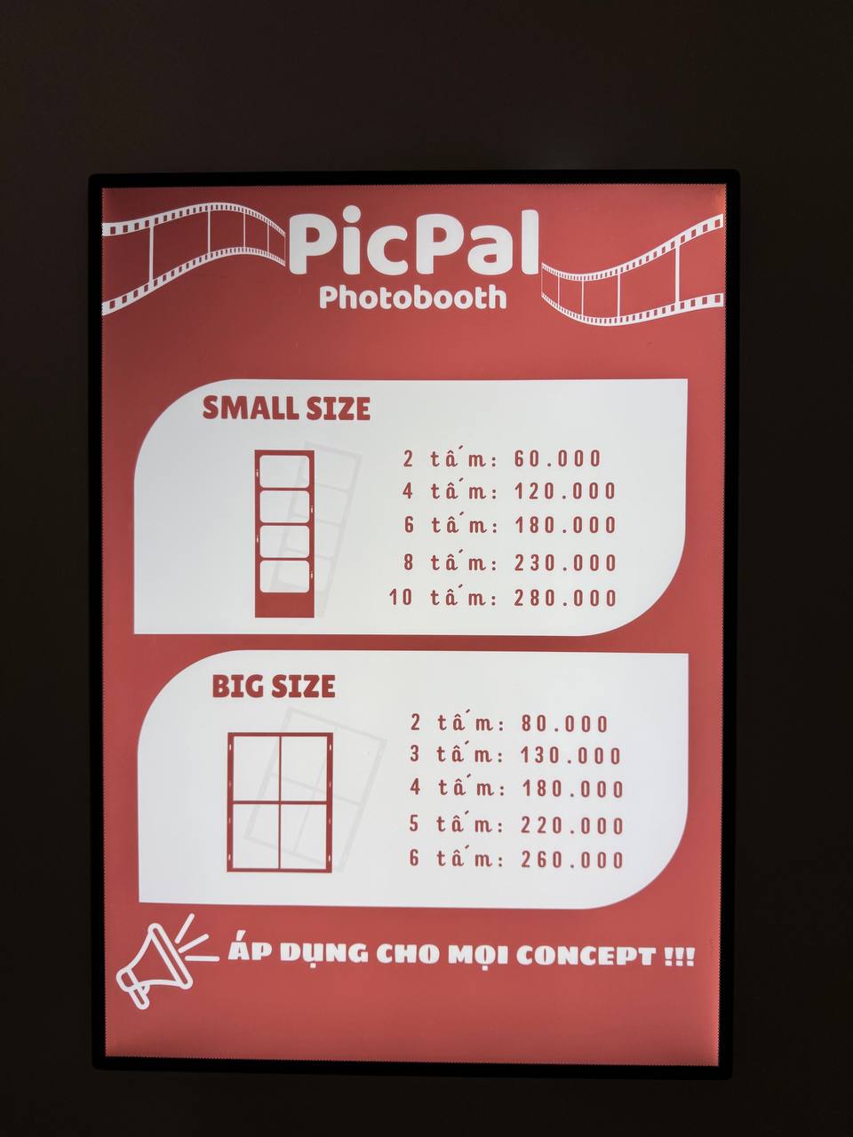 Bảng giá chụp PicPal